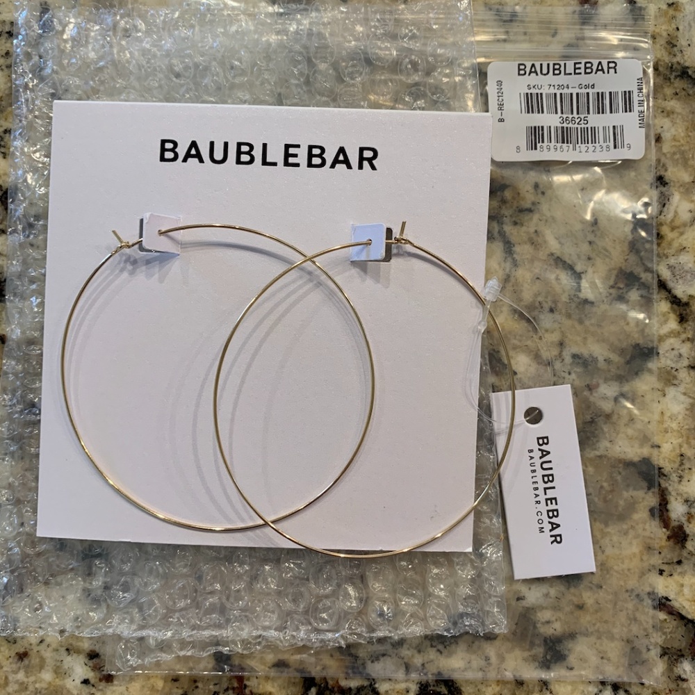 BaubleBar Patrice Hoop Earrings